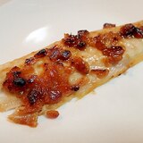 トースターで　ピリ辛な鯖の味噌焼き